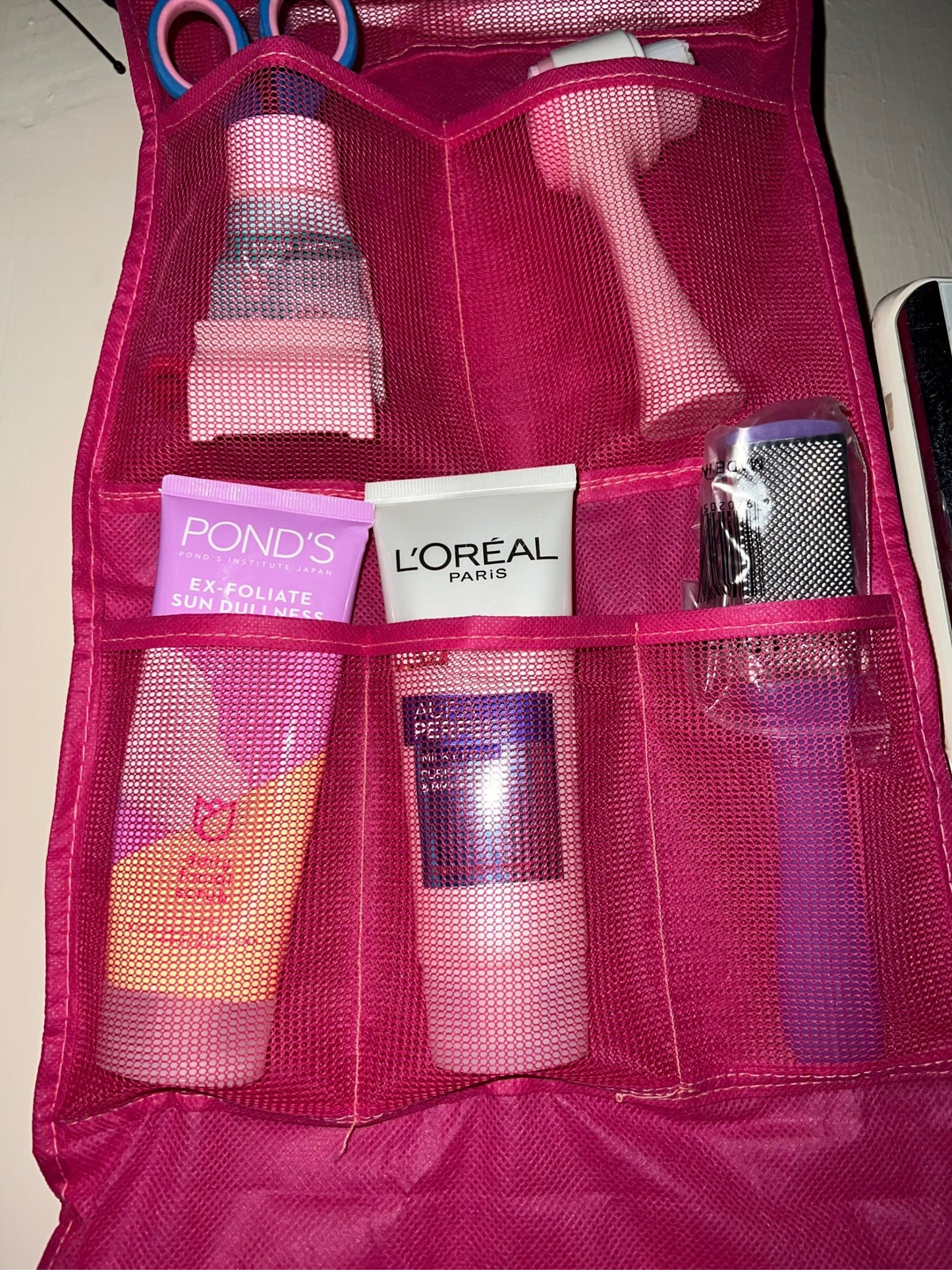 Foldable Waterproof Hanging Toiletry Bag for Travel