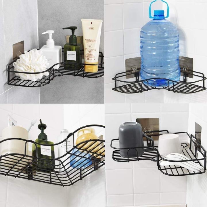 Metal Wall Mounted Triangle Shaped Storage Organizer