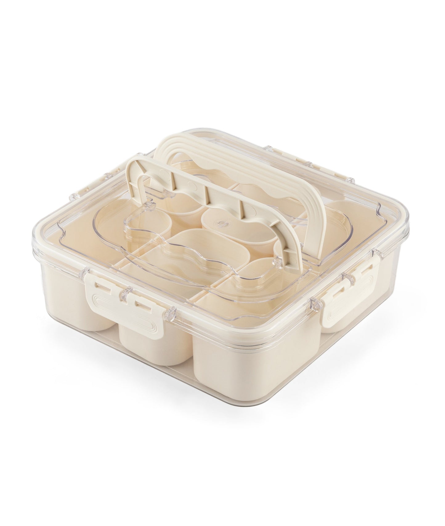 6 Grid Acrylic Storage Box – Multi Compartment Organizer