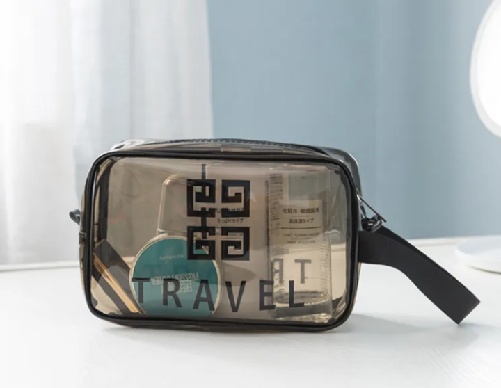 Transparent Travel Makeup Cosmetic Organizer Bag