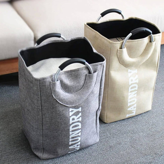 Large Foldable Laundry Hamper – Portable Fabric Basket
