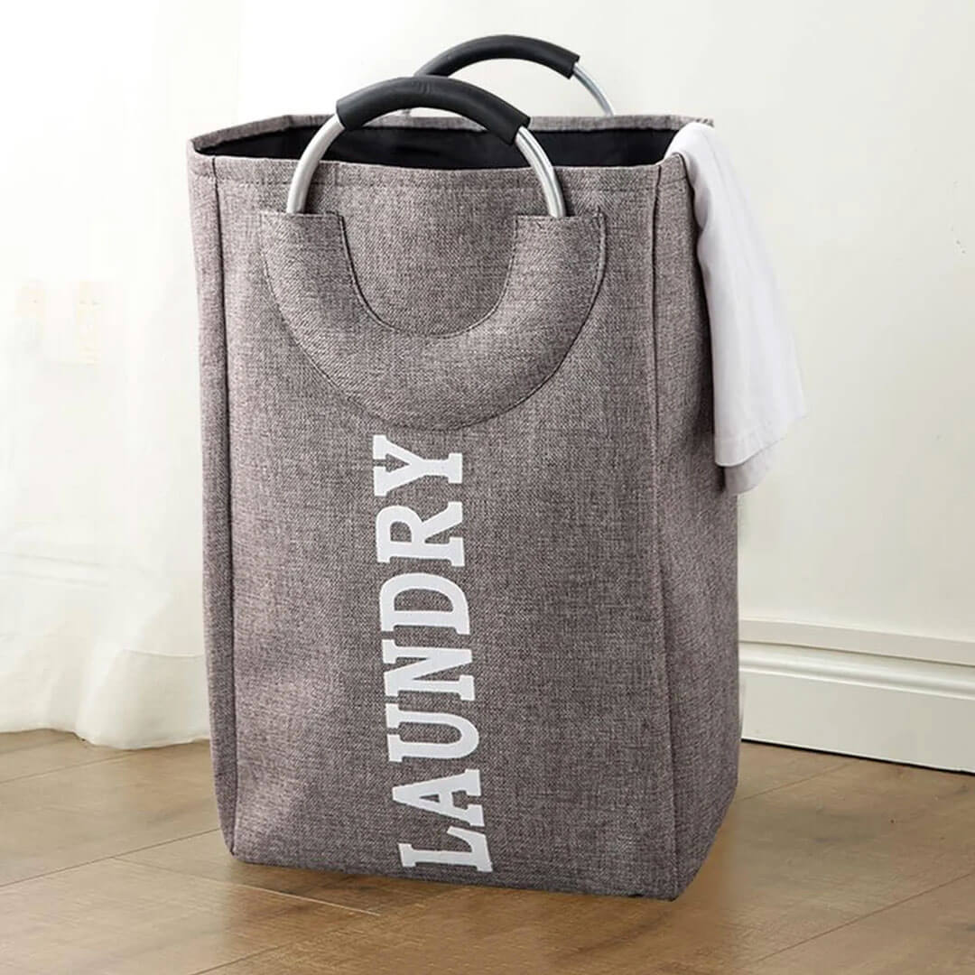 Large Foldable Laundry Hamper – Portable Fabric Basket