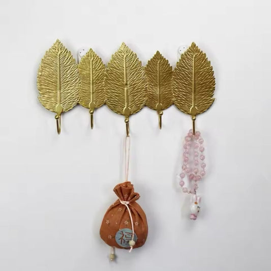 Metal Leaf Wall Hook – Multipurpose Key Hanger Rack
