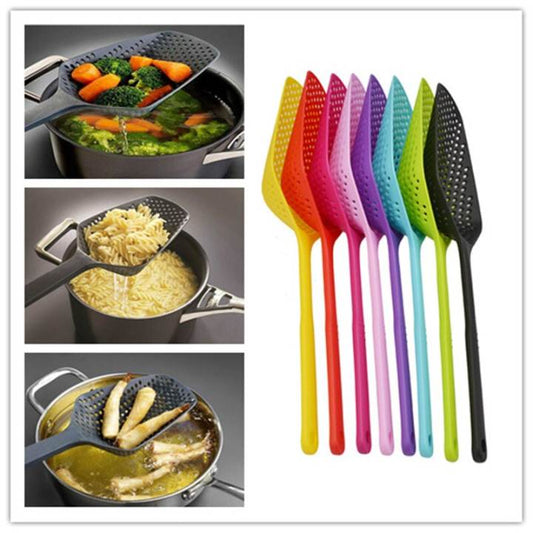 Scoop Colander Strainer Spoon – Durable Nylon Kitchen Tool"