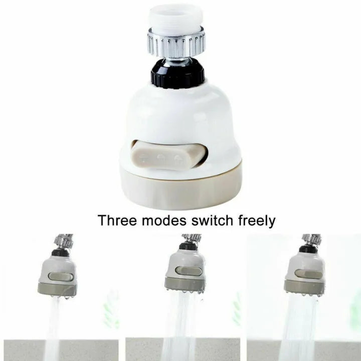 360° Rotary Kitchen Faucet Sprayer – Water-Saving Nozzle