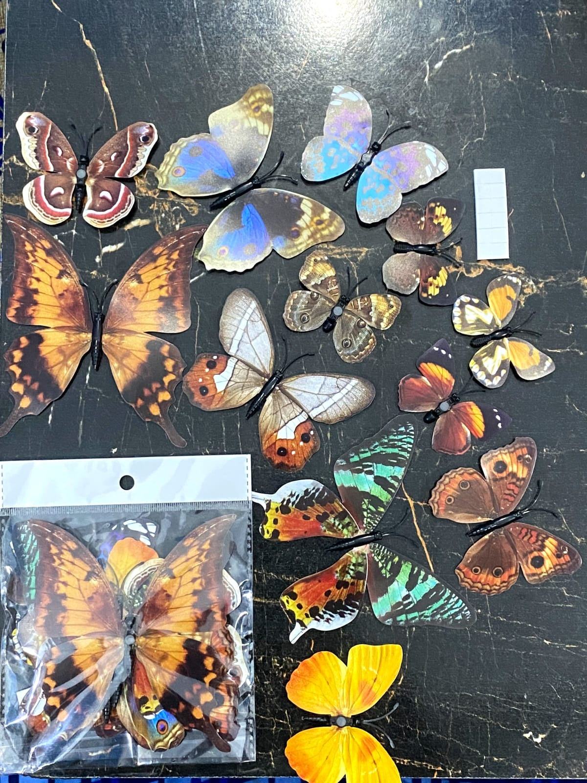 12Pcs Magnetic Butterfly Sticker for Home Decoration