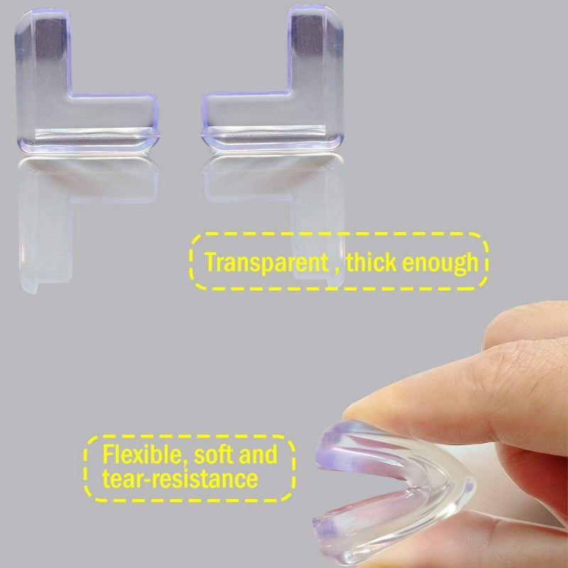 4Pcs Silicone Table Corner Guards & Edge Protectors