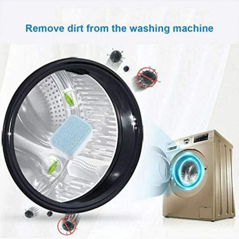 12Pcs Washing Machine Cleaning Tablets