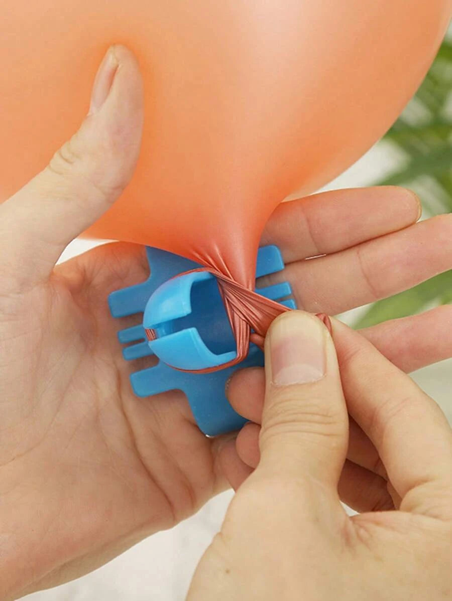 Balloon Knotter Tool – Plastic Finger Grip Clip for Easy Tying (3Pcs)