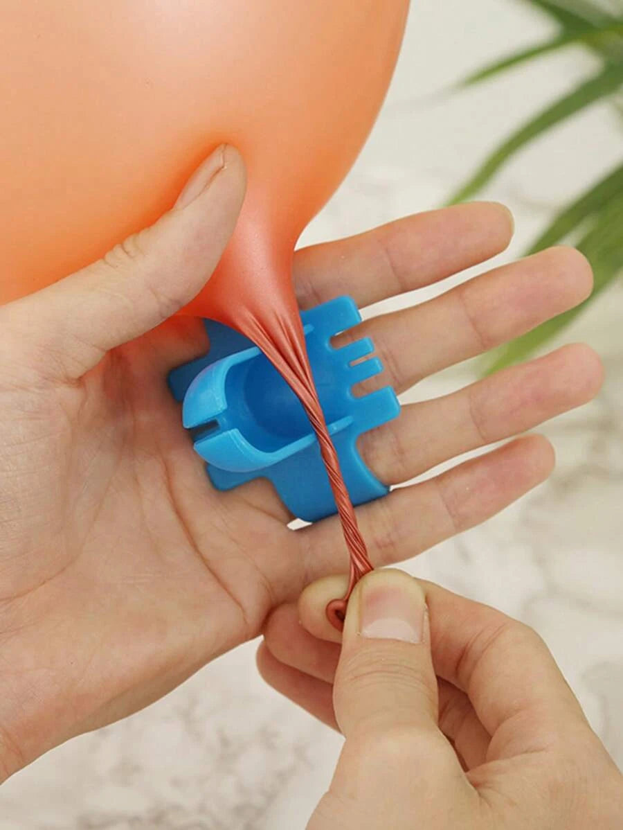 Balloon Knotter Tool – Plastic Finger Grip Clip for Easy Tying (3Pcs)