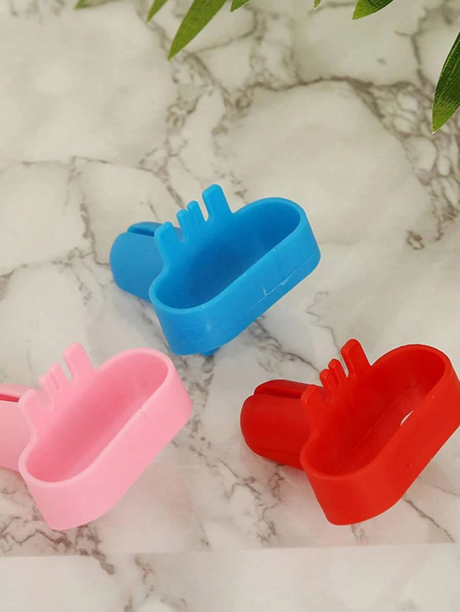 Balloon Knotter Tool – Plastic Finger Grip Clip for Easy Tying (3Pcs)