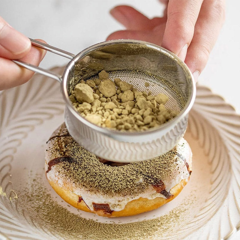 3Pcs Stainless Steel Strainer Set Mini Powder Sieve Set
