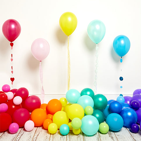 Party Accessories Manual Hand Portable Balloon Air Pump - Plastic - 1Pc