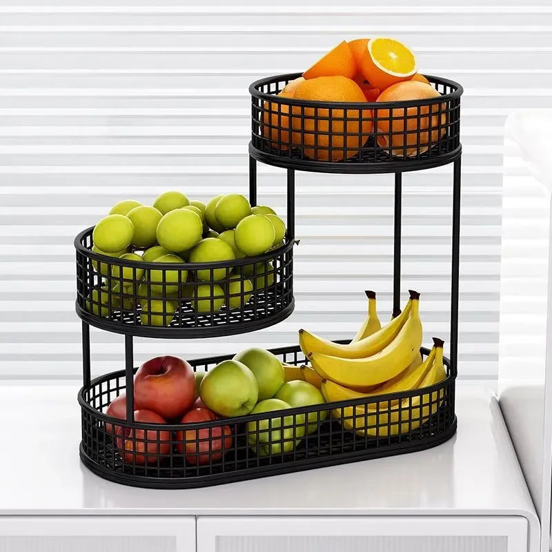 Metal Kitchen Fruit & Vegetable Basket Big Capacity