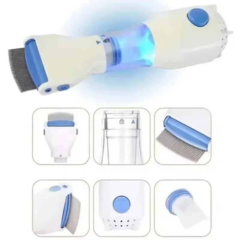 Multi-functional Electric Anti Lice Remover Machine Steel Comb