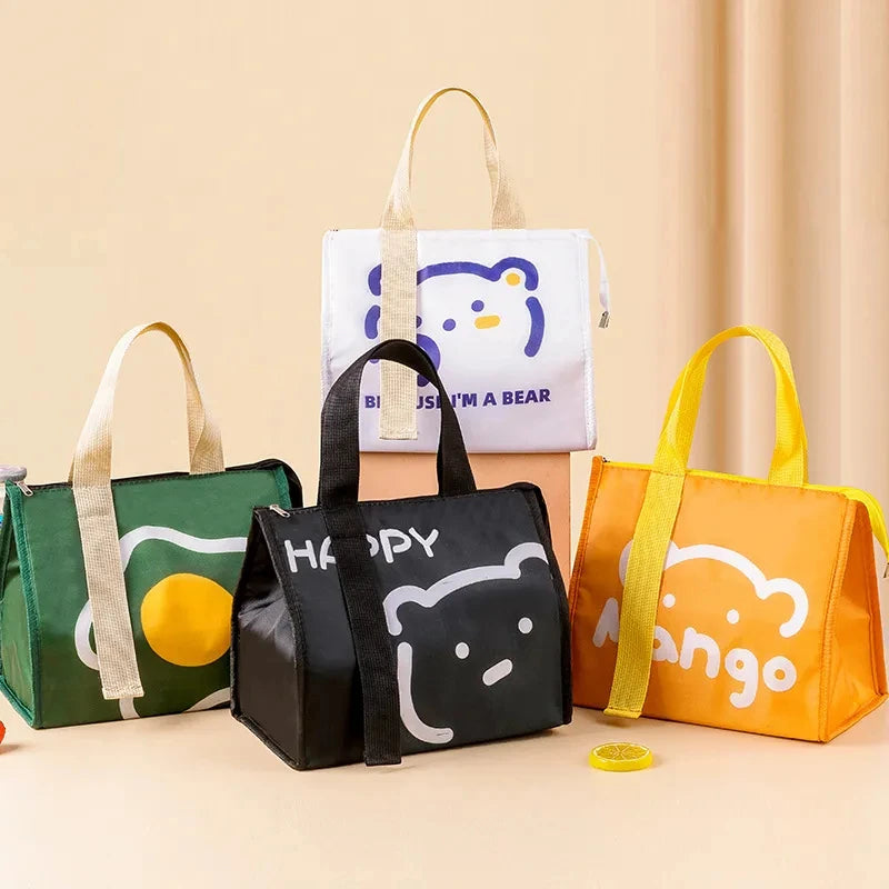 Thermal Food Storage Box Bag for Women & Kids