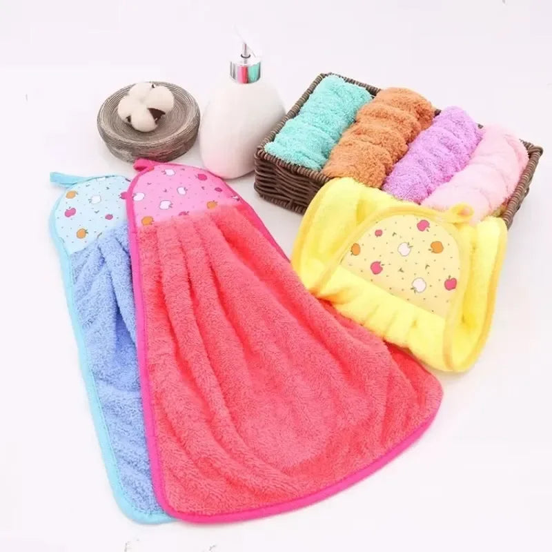 Soft Microfiber Hanging Kitchen Towel