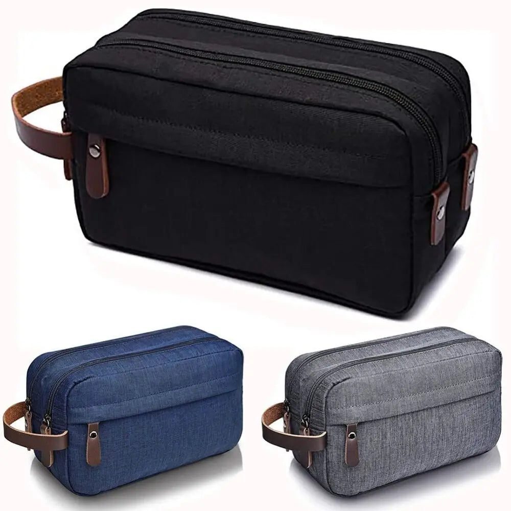 Travel Leather Cosmetic Organizer Bag for Women