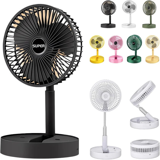 Portable Foldable USB Charging Silent Mini Desktop Fan