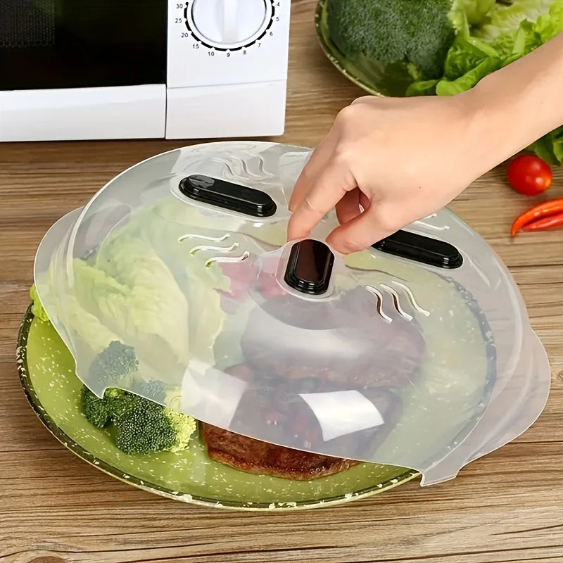 Plastic Microwave Food Cover for Heating & Splash Protection
