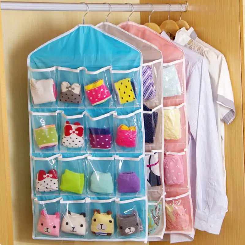 16 Pocket Wardrobe Hanging Organizer