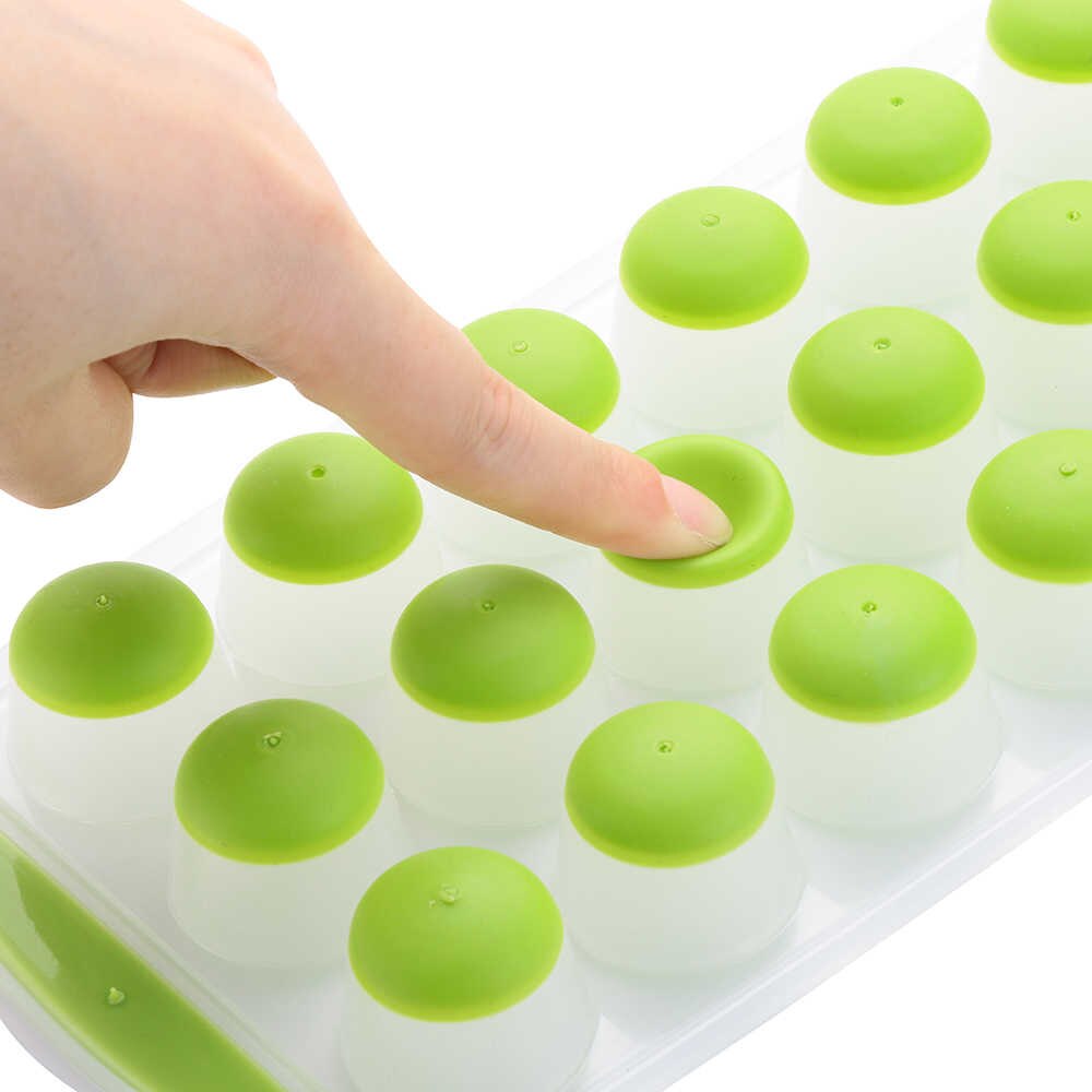 3d Silicone Ice Cube Tray 21 Round Shape Silicone Plastic Chocolate Mold Maker