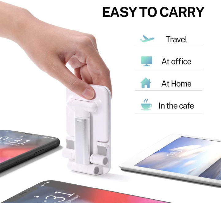 Universal Adjustable Folding Mobile & Tablet Stand