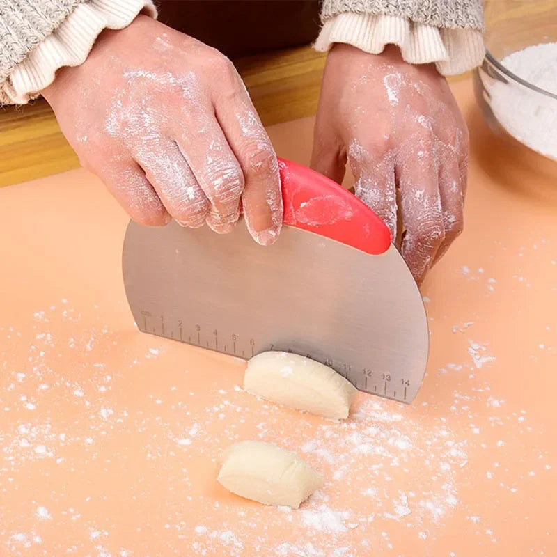 Stainless Steel Dough Scraper & Pastry Cutter Tool