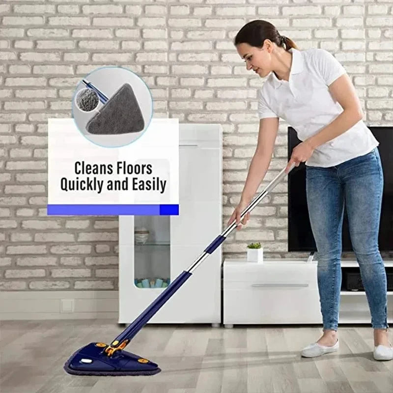 360 ° Rotating Triangular Floor Mop