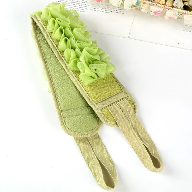 2-in-1 Exfoliating Shower Bath Scrubber Belt