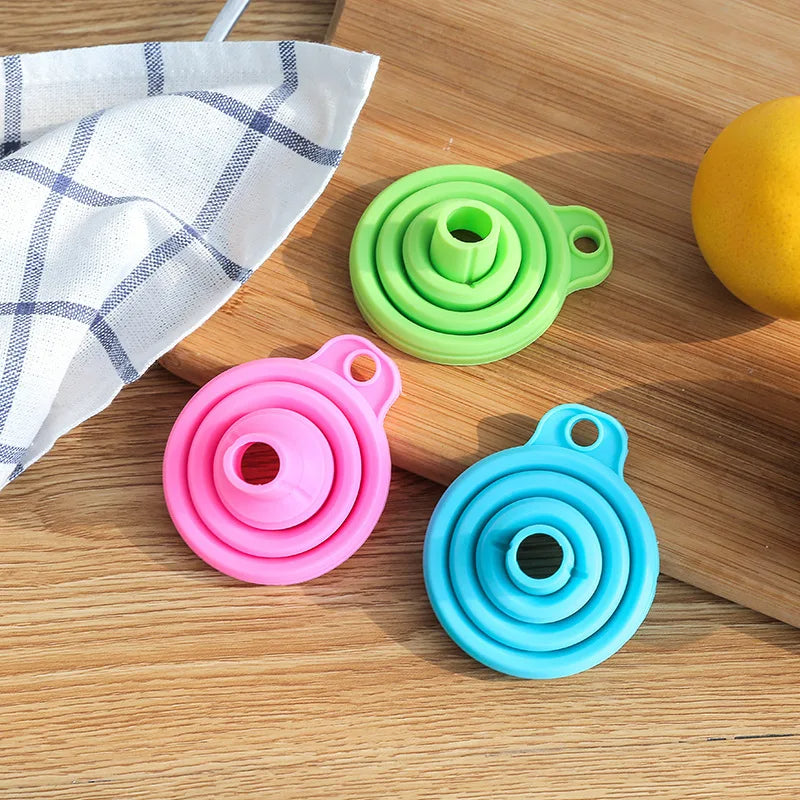 Silicone Collapsible Folding Liquid Funnel
