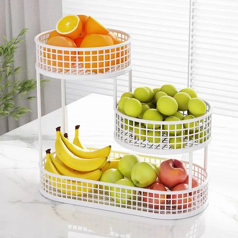 Metal Kitchen Fruit & Vegetable Basket Big Capacity