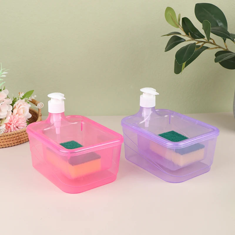 Countertop Soap Dispenser and Scrubber Organizer