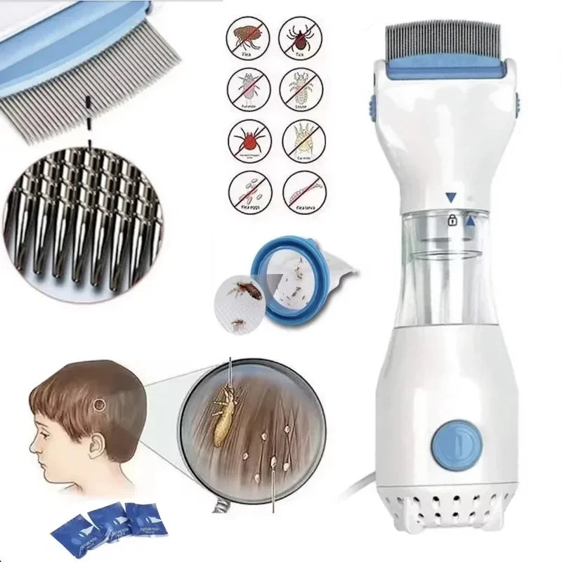 Multi-functional Electric Anti Lice Remover Machine Steel Comb