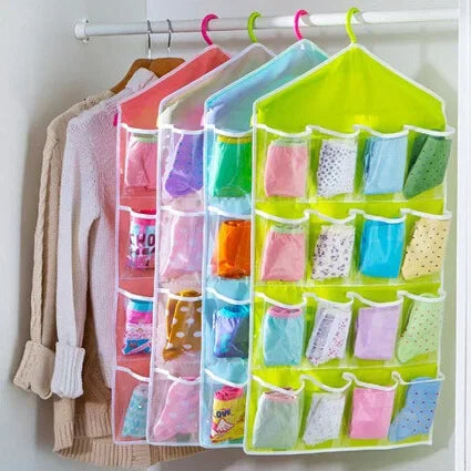 16 Pocket Wardrobe Hanging Organizer