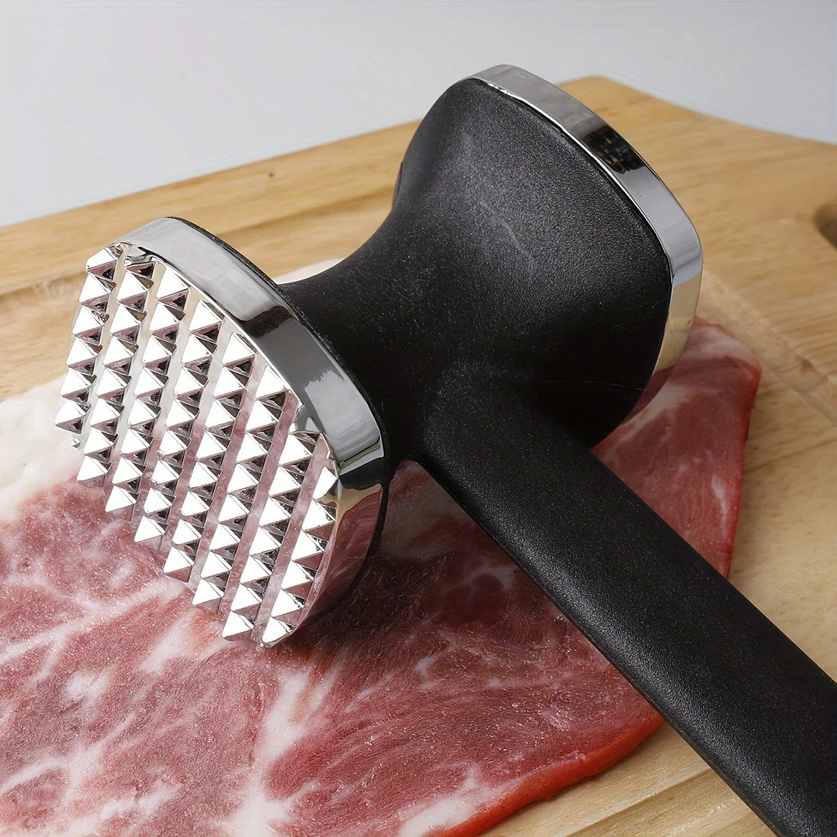 Heavy-Duty Meat Tenderizer Hammer – Stainless Steel Kitchen Tool
