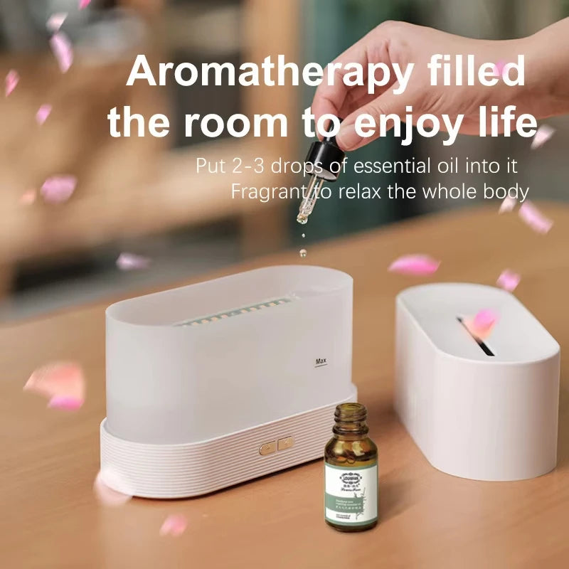 Ultrasonic Cool Mist Fire Humidifier LED Essential