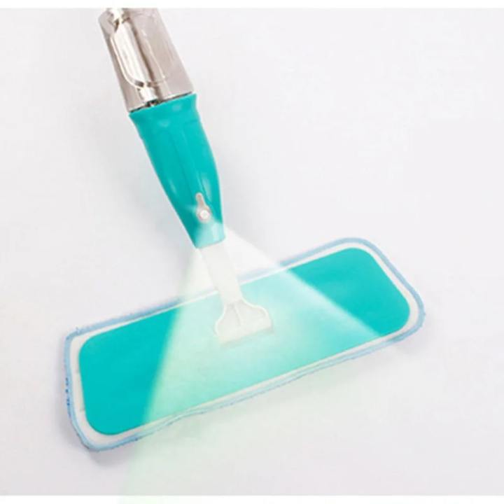 360° Rotating Spray Mop with Microfiber Pad for Wet & Dry Cleaning