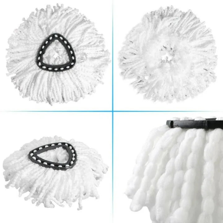 Universal Microfiber Spin Mop Head Replacement – Round