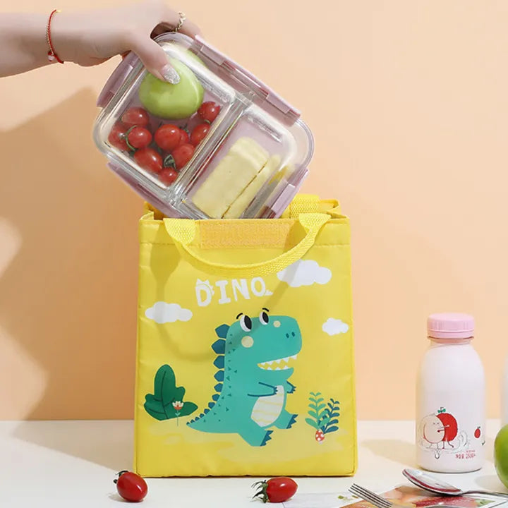 Leak-Proof Panda & Dinosaur Thermal Lunch Bag