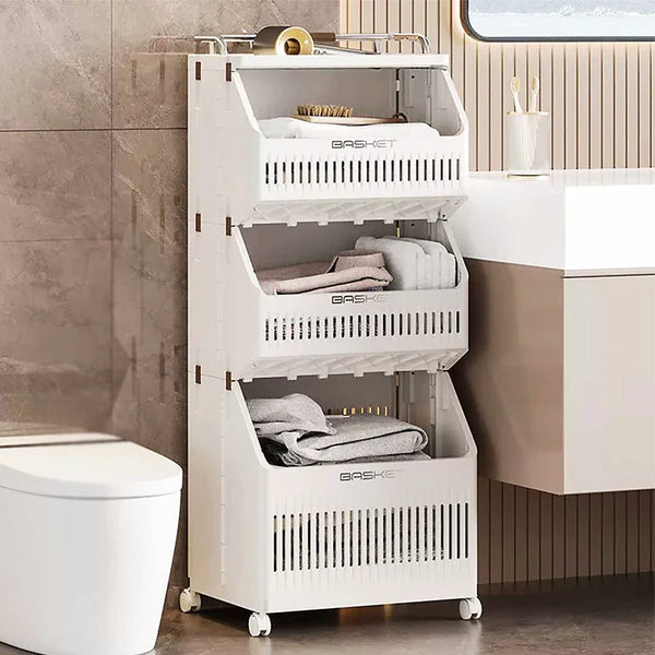 3-Layer Heavy Duty Multi-Purpose Storage Trolley
