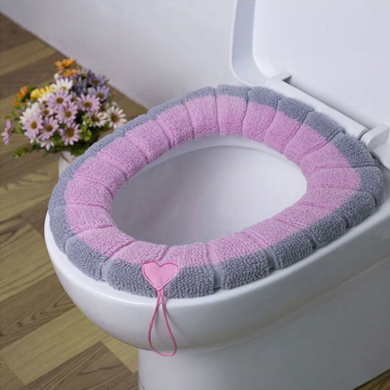 Commode Toilet Seat Cover Comfortable Bathroom Cushion