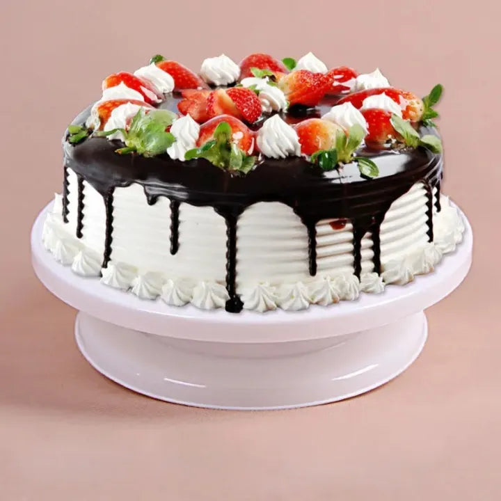 360° Rotating Non-Slip Cake Turntable Stand for Baking & Decorating