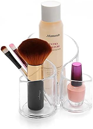Acrylic Makeup Organizer – Transparent Desk Storage Holder