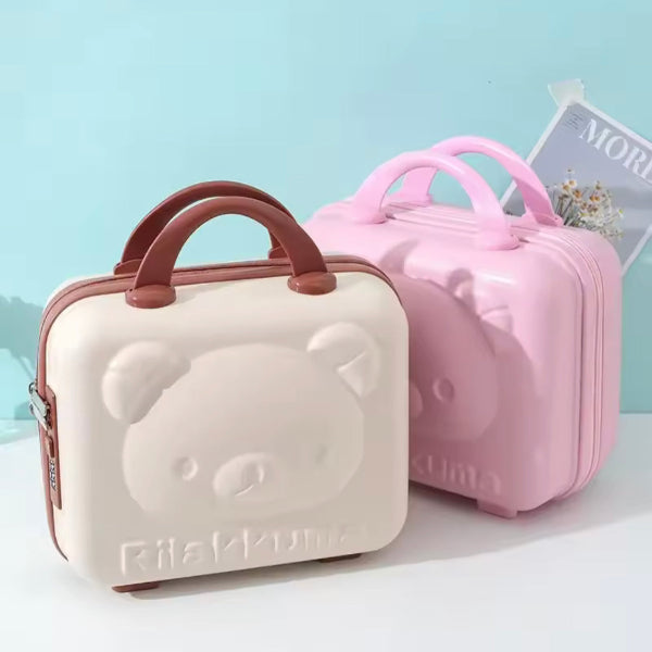 Mini Bear Travel Cosmetic Bag Organizer with Zipper