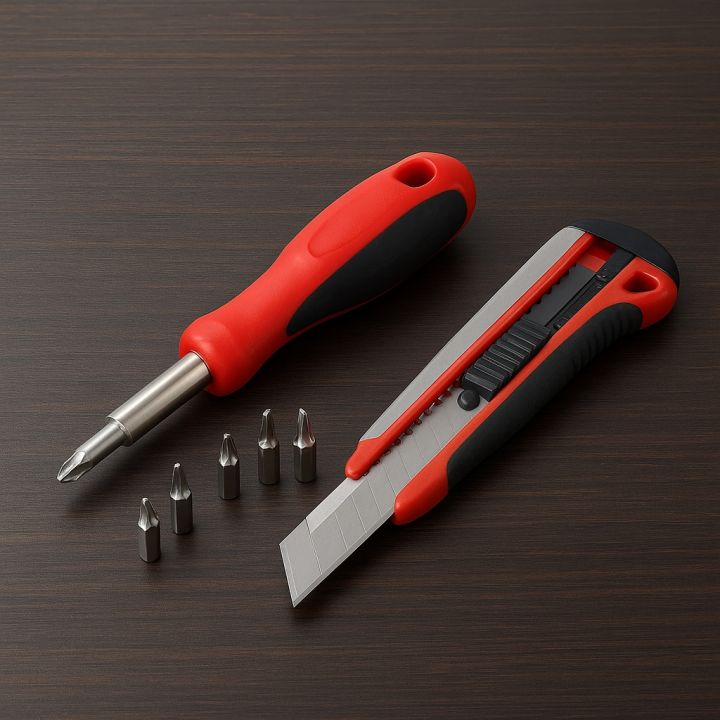 5-in-1 Screwdriver Set with Blade Knife