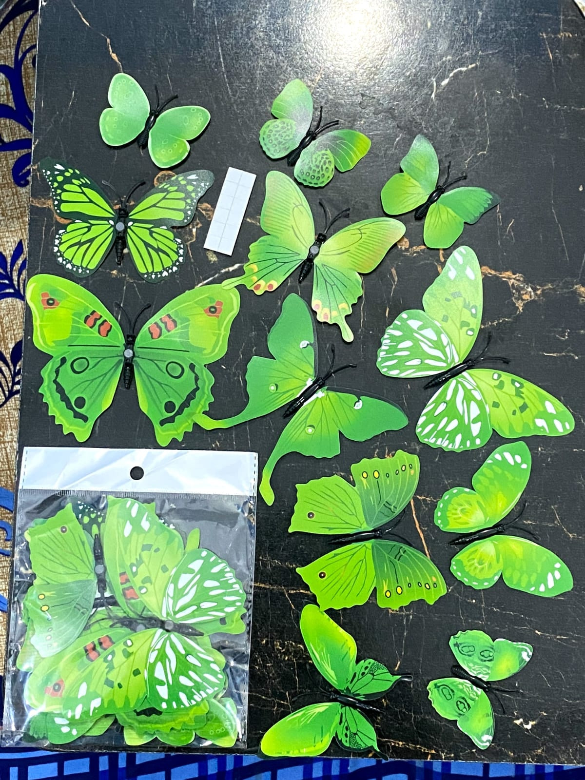 12Pcs Magnetic Butterfly Sticker for Home Decoration