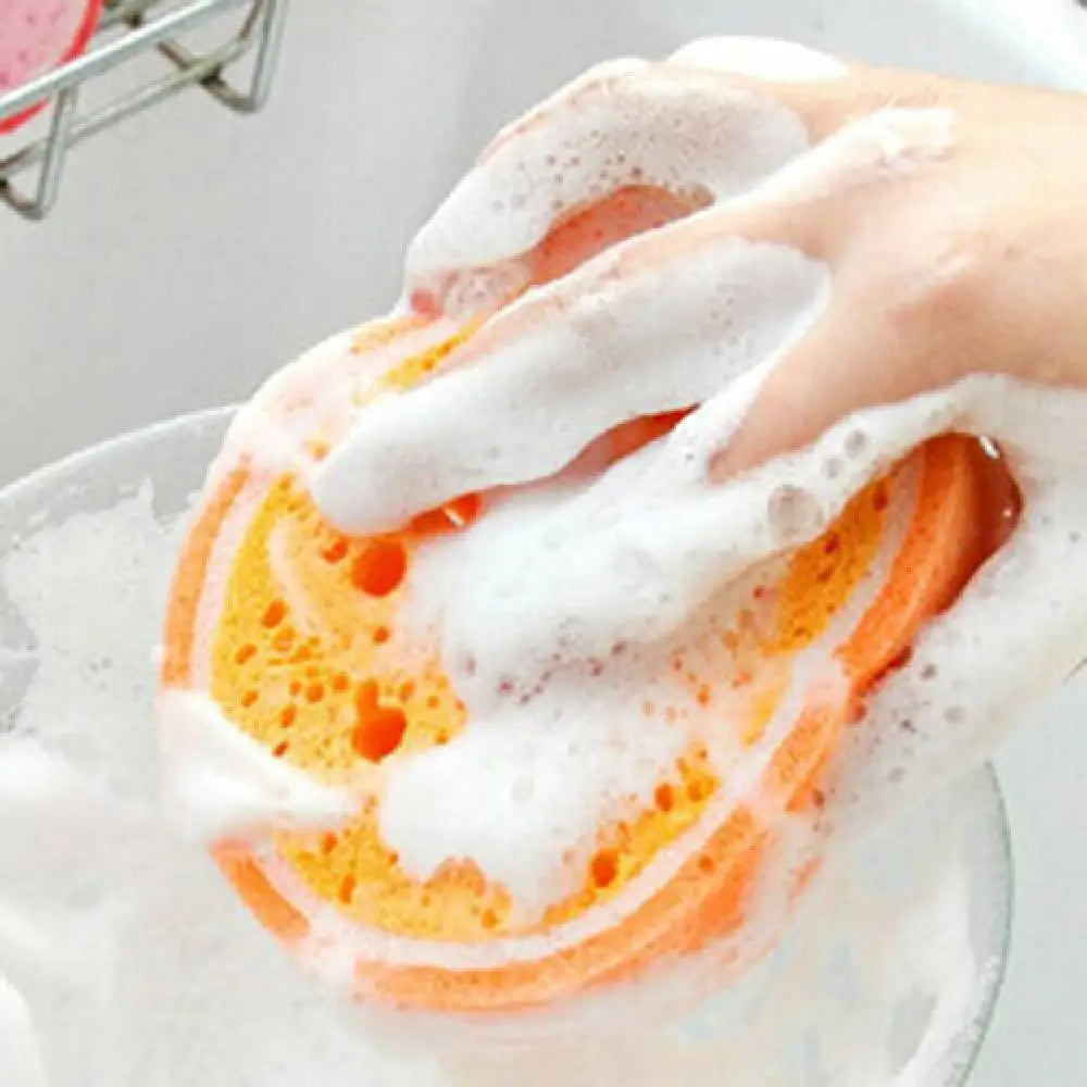 Cute Fruit Shaped Kitchen Cleaning Sponge
