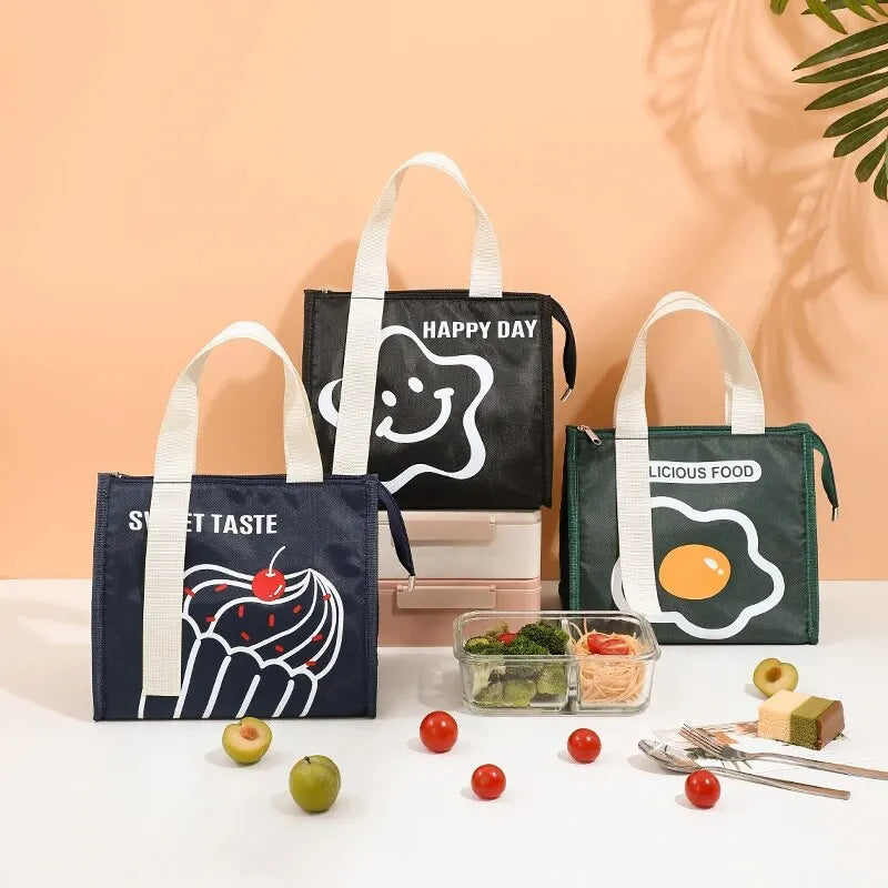 Thermal Food Storage Box Bag for Women & Kids
