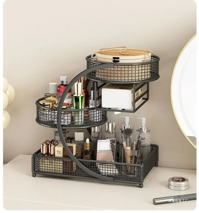 Multifunctional Iron Storage Basket Organizer